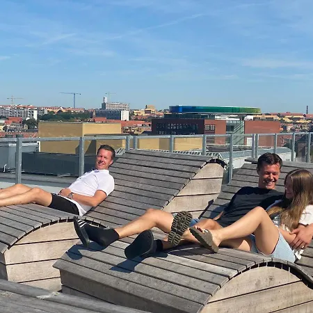 Modern With Rooftop, Privat Balcony, & Free Parking,next To Attractions شقة فندقية Århus